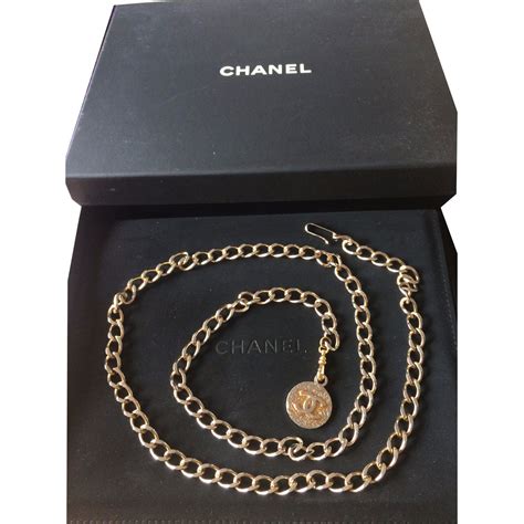 chaine ceinture chanel|Ceintures Chanel en Chaîne pour Femme .